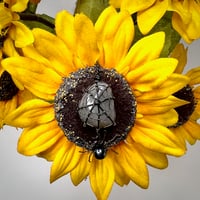 Image 1 of Gray Aventurine Web with Spider