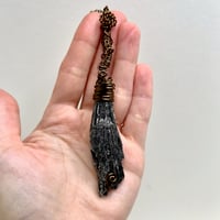 Image 2 of Black Kyanite Small Witch Broom