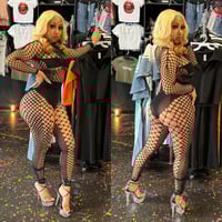 Fishnet Leggings Set