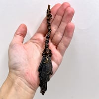 Image 2 of Black Kyanite Large Witch Broom