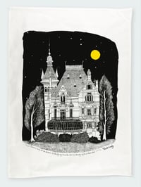 Image 2 of Dish Towel / Tea Towel - Castle - There's a Reason for the Darkness.