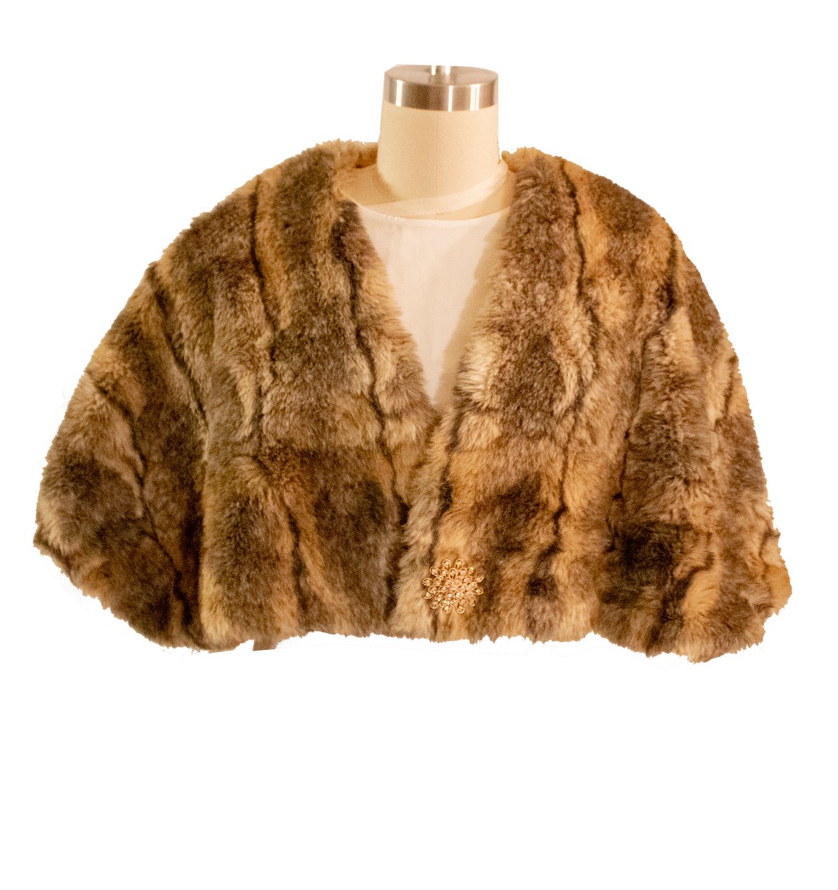 Image of Animal Faux Fur Bolero