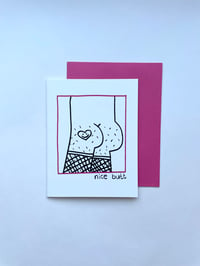 Image 2 of Nice Butt Greeting Card