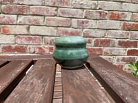 Image 3 of Green speckled vase (small)