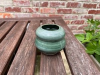 Image 4 of Green speckled vase (small)