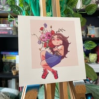 LA FILLE AUX FLEURS - PRINT