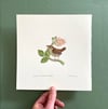 Wren and Blackberry Blossom - Original Artwork
