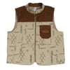 GILLET ZIPPER -  FENCE - BEIGE
