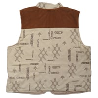 Image 2 of GILLET ZIPPER -  FENCE - BEIGE