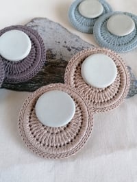 Image 4 of Pendientes LUNNA natural