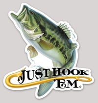 Image of Just Hook 'Em Decals - Inshore