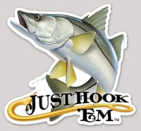 Image of Just Hook 'Em Decals - Inshore