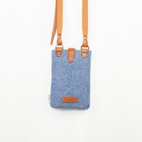 Image 3 of Blue Herringbone Uig Crossbody Bag