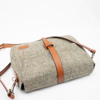 Image 1 of Green Herringbone Boisdale Messenger Bag