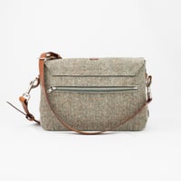 Image 4 of Green Herringbone Boisdale Messenger Bag