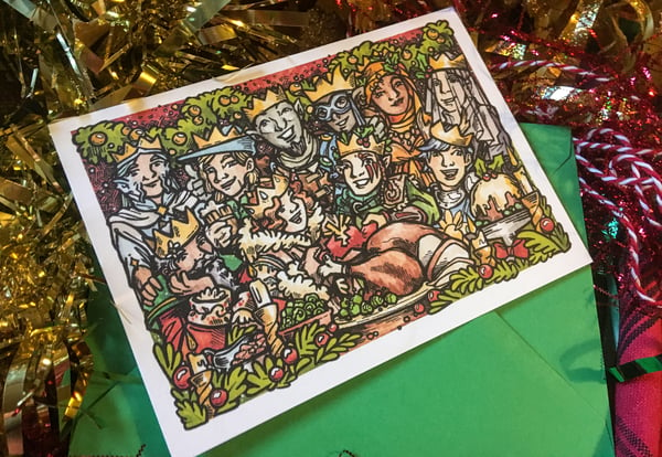 Image of Grand Feast - Empire Christmas Card 2023