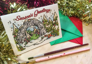 Image of 'Seasons Greetings and Anvil Meetings' Festive Card