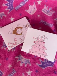 Image 1 of Holiday cards 2022 - Pumpkin the Nekomata