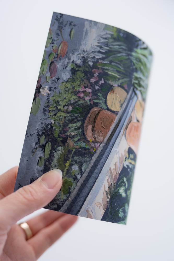 Image of POTS BY THE LILY POOL - GICLÉE PRINT