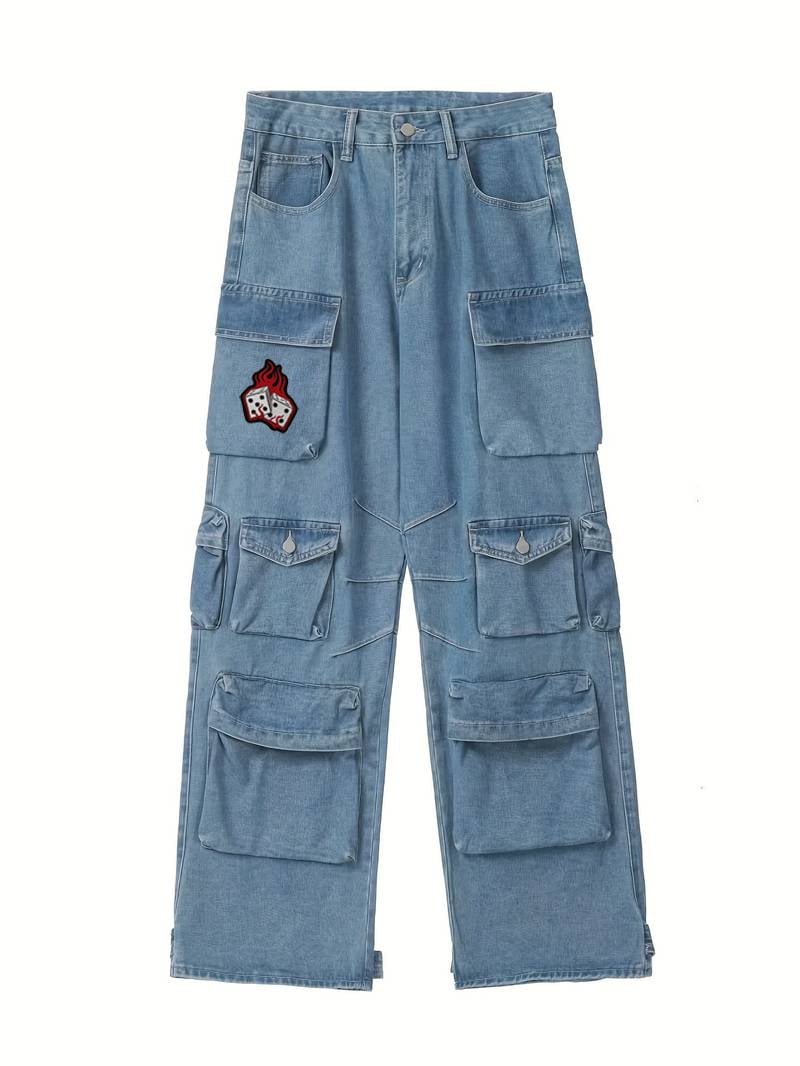 Image of FLAME THROWER CARGO JEANS
