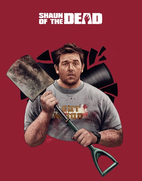 Image of Nick Frost/Shaun of the Dead 11x14" (officially licensed)
