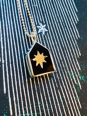 Silver North Star Pendant