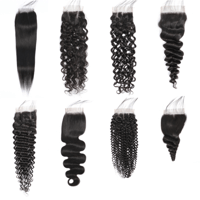 Image 4 of    HD Body Wave  Lace Closure 5 by  5 , top quality Virgin Hair swiss lace closures