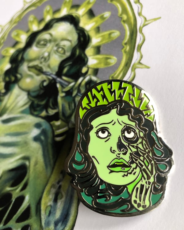 Image of "Radium Girl" Enamel Pin