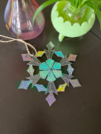 Image 1 of Snowflake suncatcher