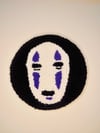 Kaonashi aka No-Face Mug Rug Coaster