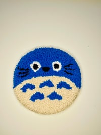Blue Totoro Mug Rug Coaster