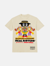 GIRLS ARE DRUGS® TEE - "REAL SISTERS®" - OFF-WHITE