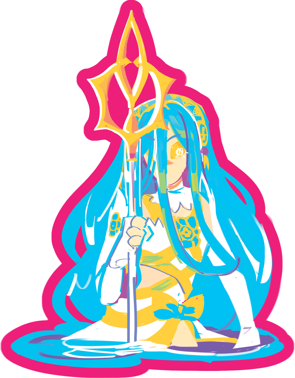 Image of Holographic Azura 3" Sticker