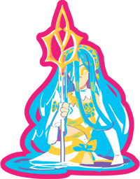 Image 2 of FE: Holographic Azura 3" Sticker