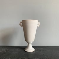 Image 2 of Large White Vase.