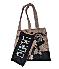 Image 3 of AI vs MJ Crossover Tote Bag