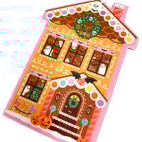 Image 2 of Haunted Gingerbread House Scented Air Freshener