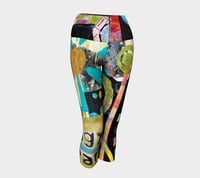 Image 1 of Flower power (Yoga capris)