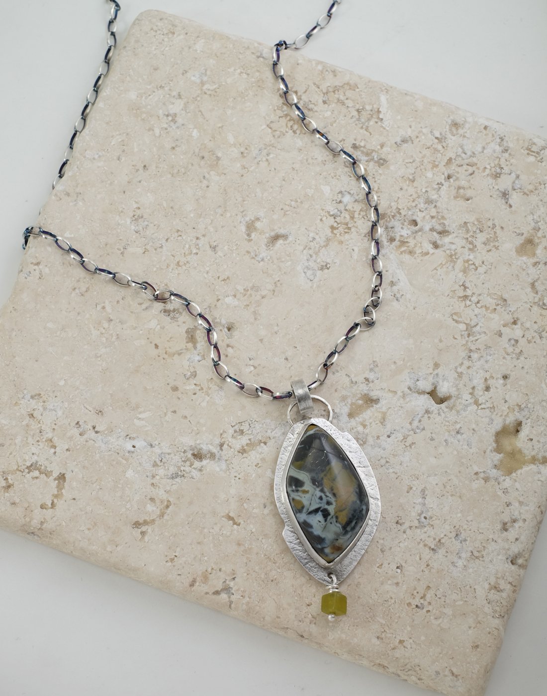 Image of Stone Canyon Stering Silver Necklace