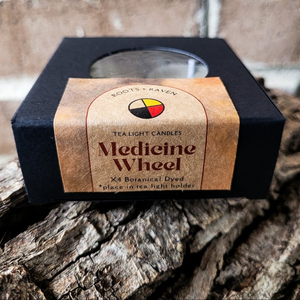 Medicine Wheel Tea Light Candle Set