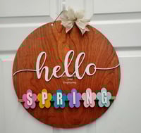 Image 1 of Seasonal interchangable doorhanger