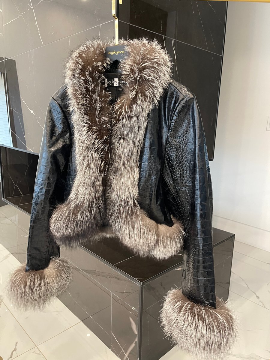 MENS MINK X FOX FUR COAT / istylebysonia