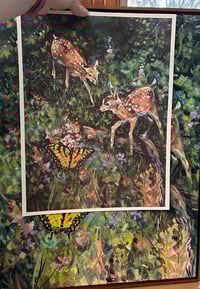 Image 4 of PRINT limited edition "Where the Forest Edge Begins" 12x16"