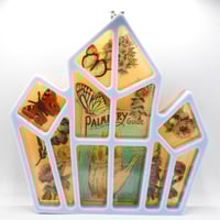 Image 1 of Resin Crystal Shelf - Palmistry Botanical Vintage 