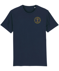 Cave & Crag Traditional T Shirt.  NAVY