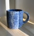 Image of Blue Speckle Ceramic Mug 