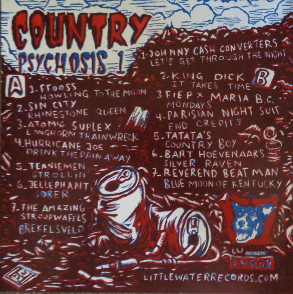 V.A. Country Psychosis vol 1 Hillbilly Hicks on the loose (LP)