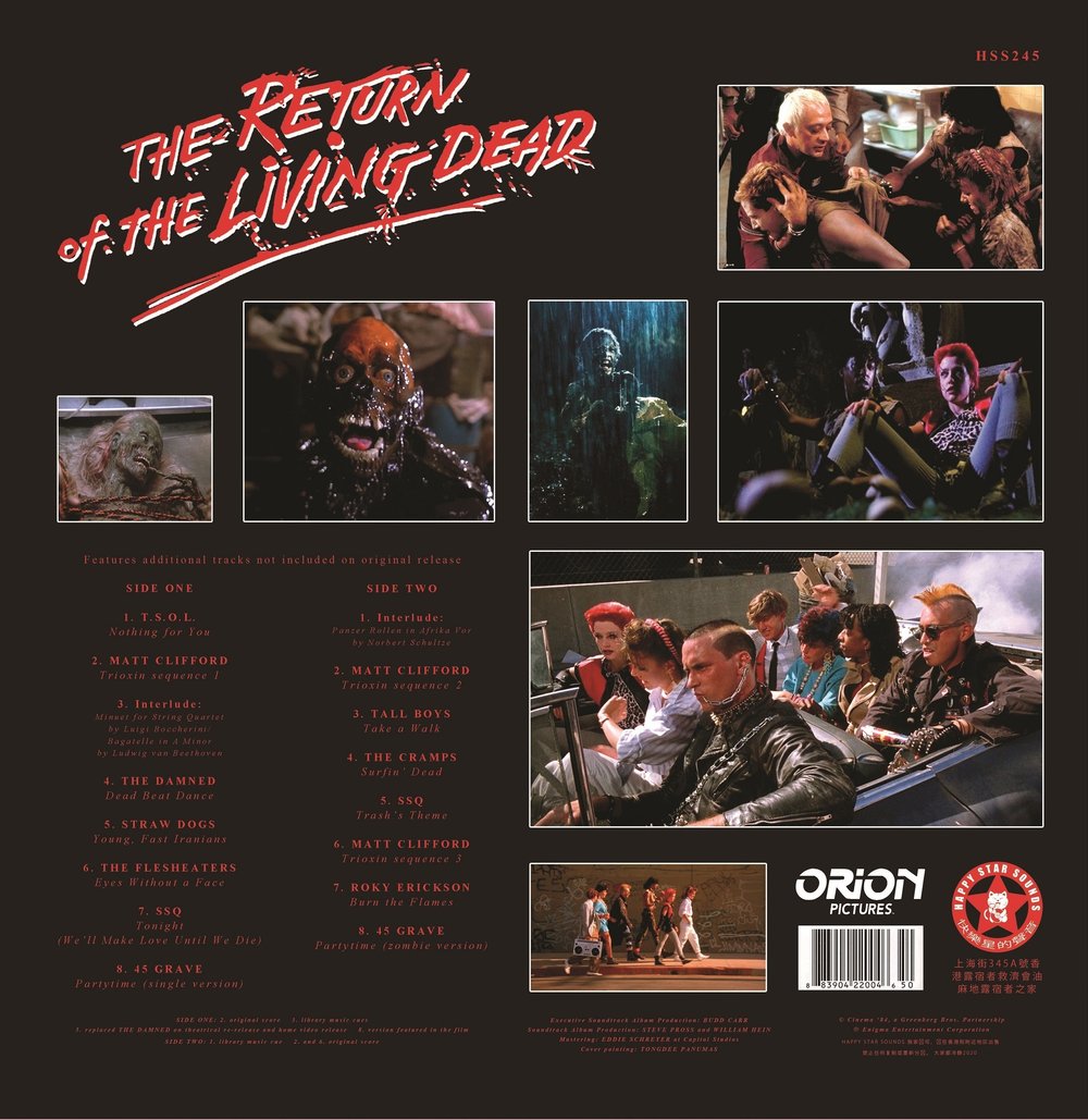 V.A. : Return Of The Living Dead. LP. Enhanced Ltd Edition