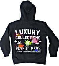 Image 3 of PxMvrz Supply Co Paint Splatter Hoodie