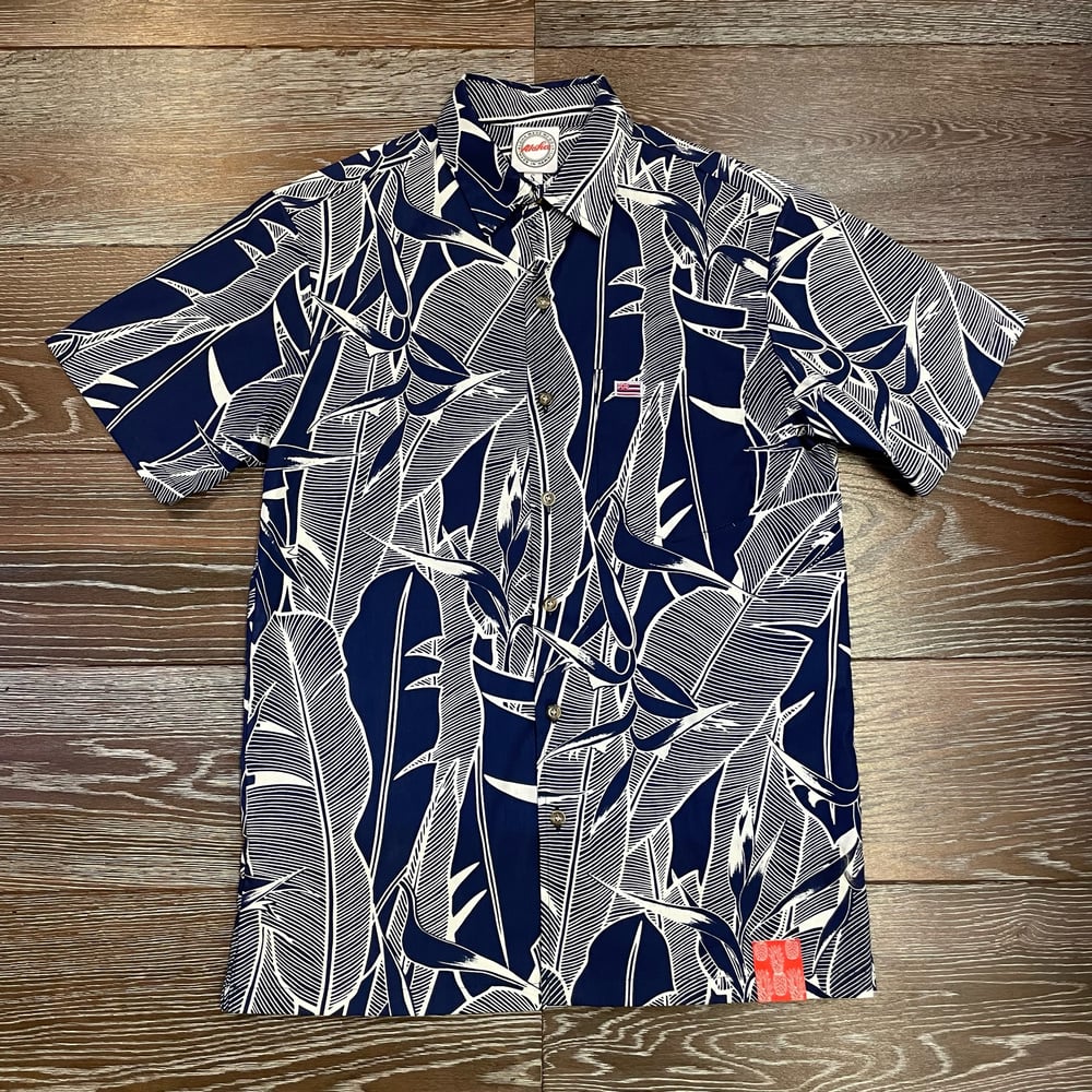 Image of Mea Kanu Navy Aloha Shirt 